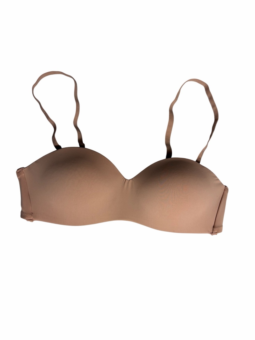 Danskin nude tan nylon convertible bra size  34B